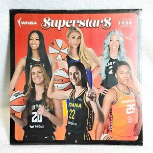 3/$25 2025 12" 16 Month WNBA Superstars Calendar BNIP!!